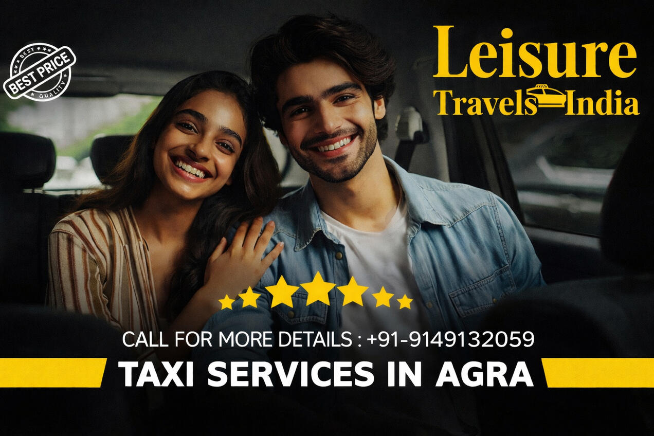 Leisure Travels poster Taxi in Agra
