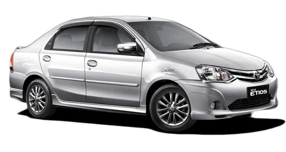 comfortable and spacious cab by Leisure Travels India.