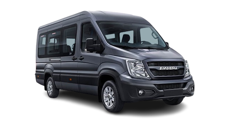 Force Urbania premium traveller – available in 12/14/18/22/26 seater variants.